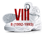 air jordan viii white red Air Jordan History of the Franchise