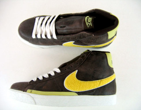 Nike Blazer High Supreme - Brown/Zest