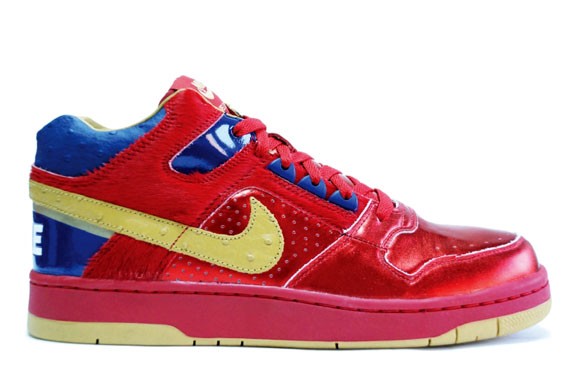 Nike Delta Force Mid Premium - Fur, Ostrich, Satin