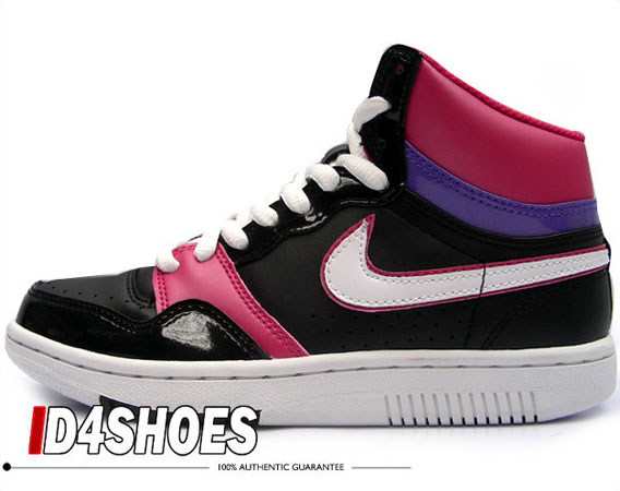 Nike Court Force High - Black/Cerise