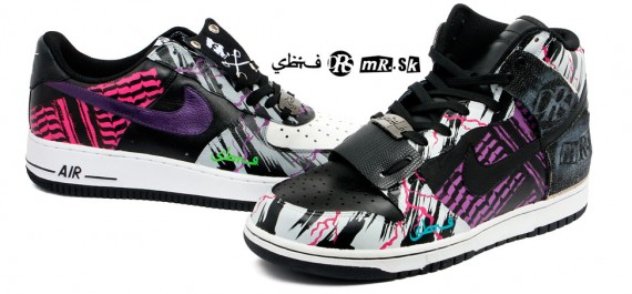 SBTG x DRS x MR..SK/Samplekickz PROJECT AC/DC - Electrical Storms Dunk High & Air Force 1