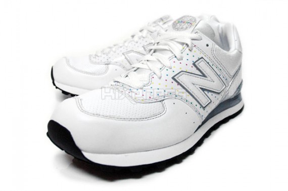 New Balance M574 Polka Dot Pack - White - Multicolor