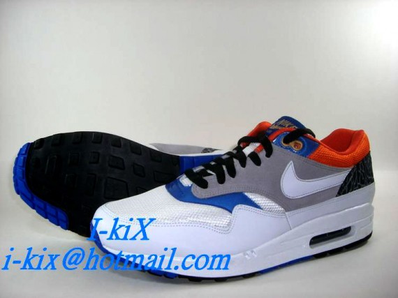 Nike Air Max 1 - Football Friendly - White/Blue/Cement