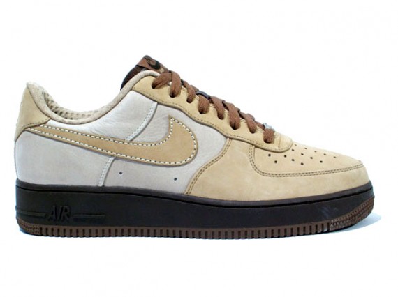 Nike Air Force 1 - Tweed - Light Bone - Baroque Brown