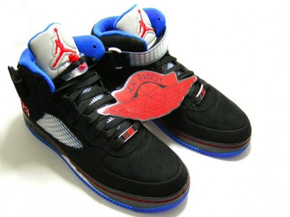 Air Jordan Force V (AJF 5) Fusion - Black - Varsity Blue - Blue Ribbon