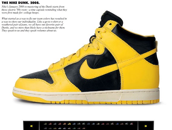 Nike Dunk Website - Be True - Now live