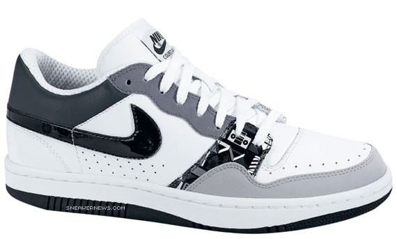 Nike Court Force Low - White - Black - Cool Grey