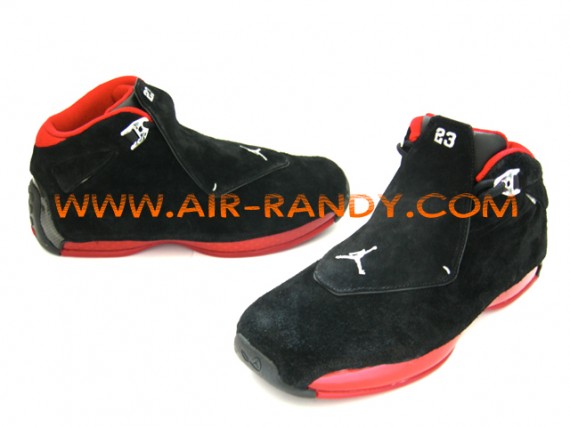 Air Jordan Xviii Black Red 1