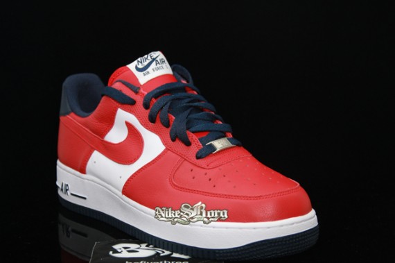 Nike Air Force 1 - Red - White - Black