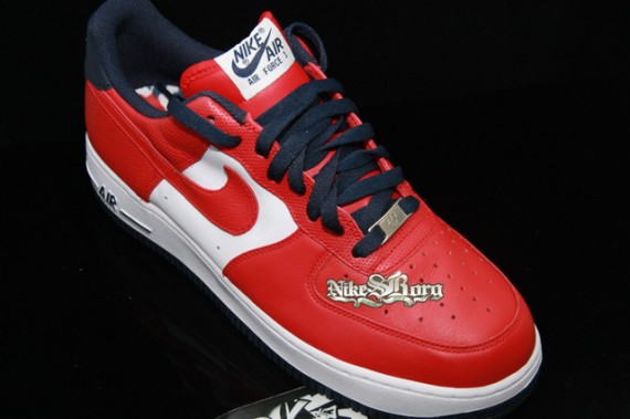 Nike Air Force 1 - Red - White - Black