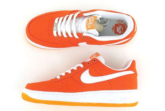 Nike Air Force 1 WMNS Canvas - Orange Blaze