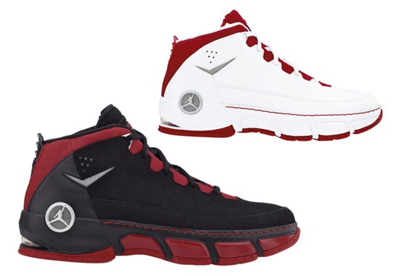 Air Jordan CP (Chris Paul) - Black Red + White Red