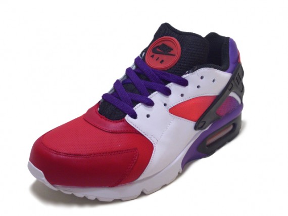 Nike B Huarache - Carmine/White/Varsity Purple