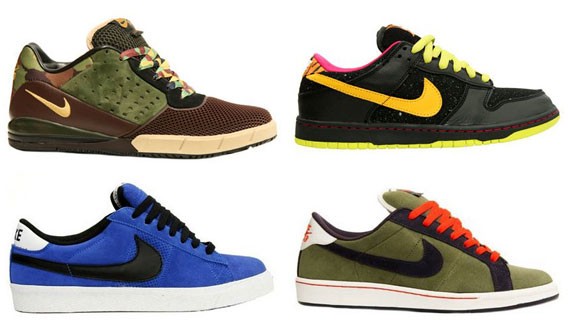Nike SB - Dunk, Tre AD, Blazer, Classic - July 2008 Preview