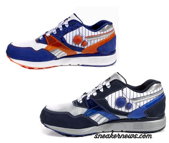 Reebok MLB Dual Running Pump - NY Yankees & Mets