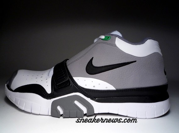 Nike Zoom Tennis Trainer - White - Cool Grey - Green Spark
