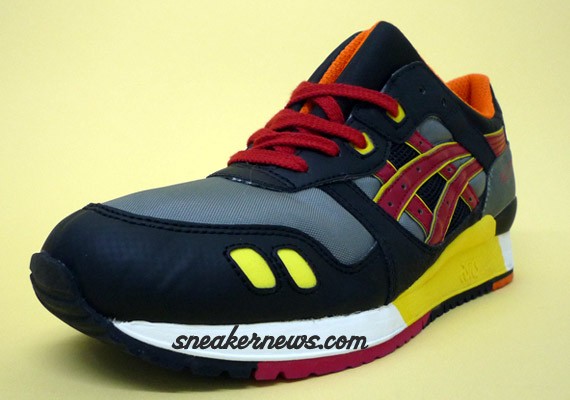 Asics Gel Lyte III - Grey - Black - Red