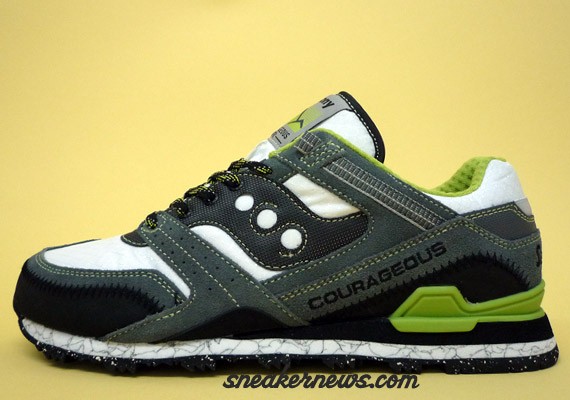 Saucony Courageous TR - White - Black - Grey