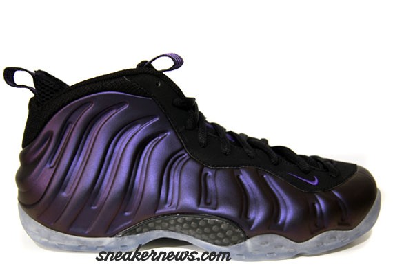Air Foamposite One - Black - Varsity Purple (Eggplant)