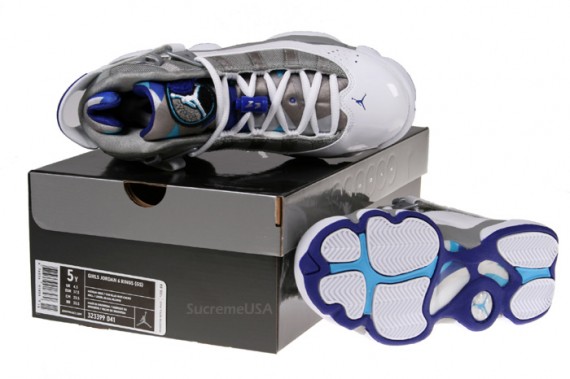 Air Jordan Six Rings - Medium Grey/ Vivid Blue-White-Concord