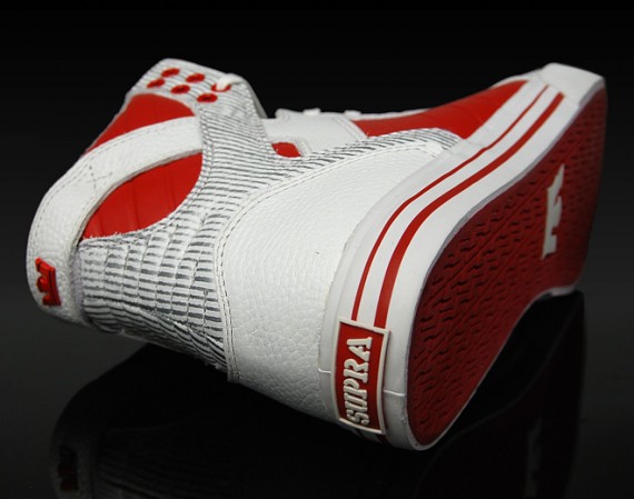 Supra Muska Skytop - White - Red