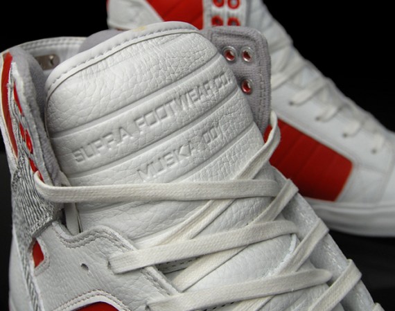 Supra Muska Skytop - White - Red