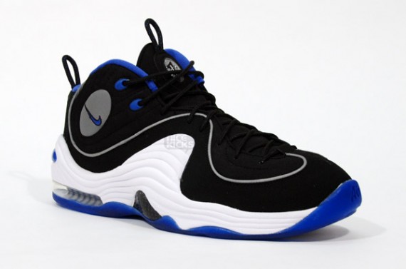 Nike Air Penny II Retro - White-Varsity Blue-Black + Black-Varsity Blue-White