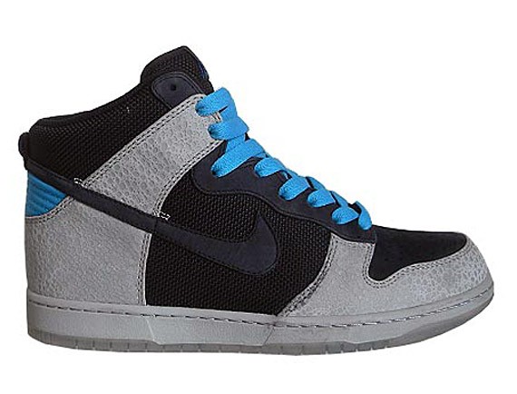 Nike Dunk High - Grey - Aqua - Safari Print