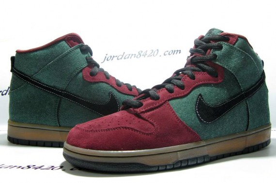 Nike SB Dunk High Premium - Green - Red - Goofy Boy