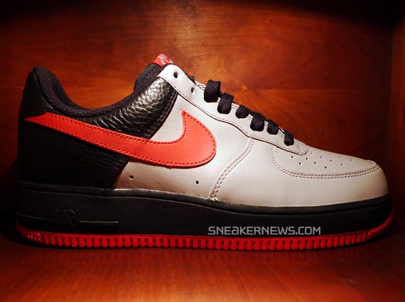 Air Force 1 Grey Red Black 4