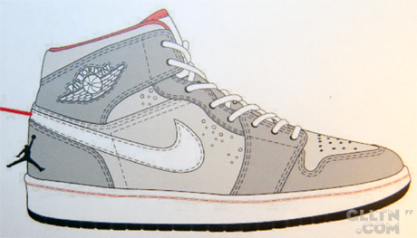 Air Jordan Retro I (1) Mid - Hare - 2009