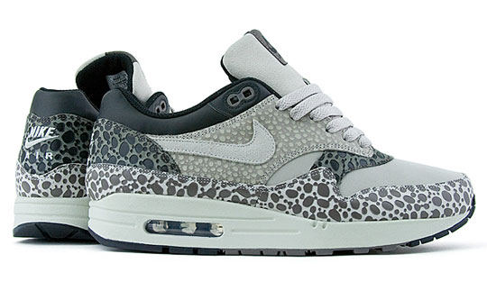 Nike Air Max 1 Premium SP - Gray - White - Safari Print