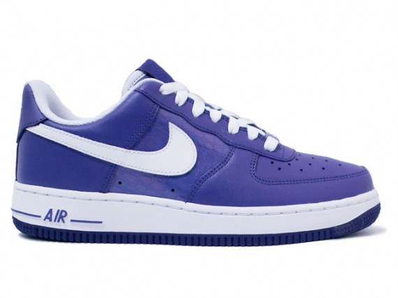 Nike Air Force 1 Low Womens - Purple Patent Leather Croc