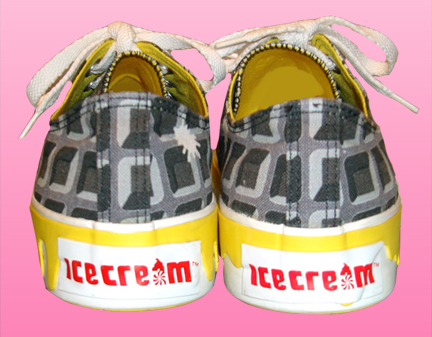 Ice Cream Canvas Waffle Low Top