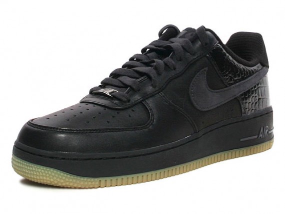 Nike Air Force 1 Low Premium LE - Black - Gum