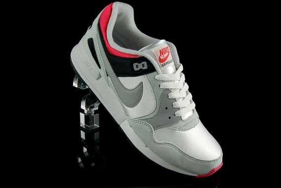 Nike Air Pegasus 89 - Swan White - Red Neon