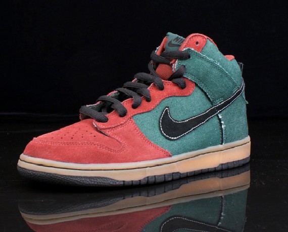 Nike SB Dunk High - Green Denim - Goofy Boy
