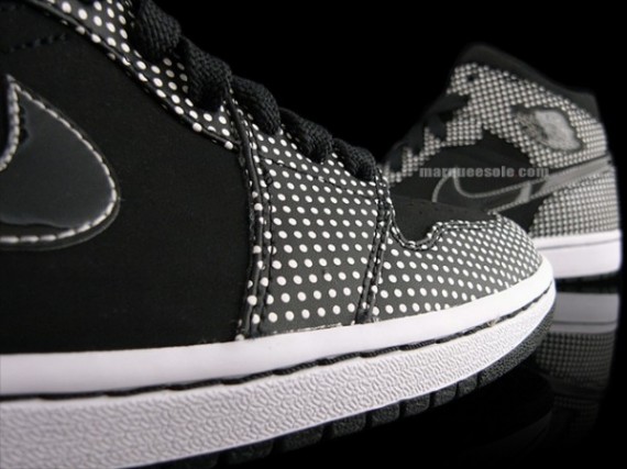 Air Jordan 1 - Black White - Polka Dot
