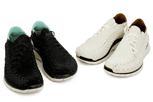 Nike Free Woven 5.0 Premium – Swan & Black Mint