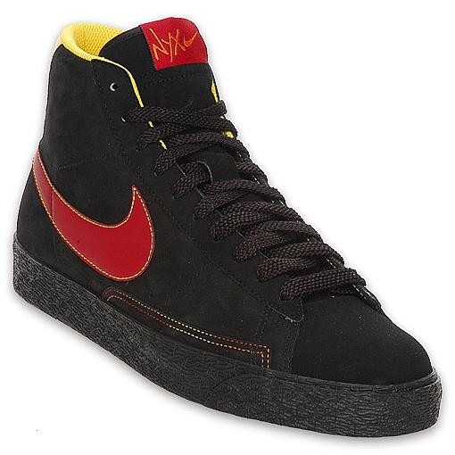 Nike NYX Blazer High - Black - Red - Blaze Orange