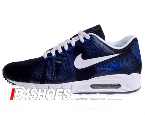 Nike Air Max 90 Current Flywire – Black – Varsity Royal