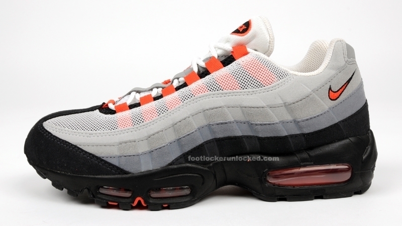 Nike Air Max 95 – Medium Grey – Orange – May 2009