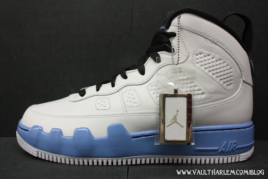 Air Jordan Force IX (AJF9) - White - Black - University Blue
