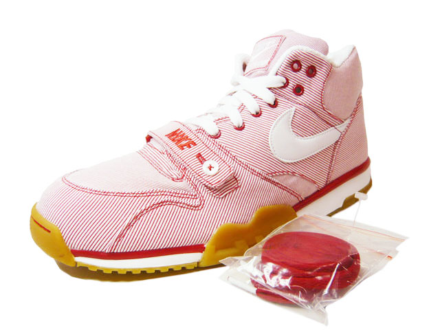 Nike Air Trainer 1 Premium QK – Sport Red – White – Micro Stripe