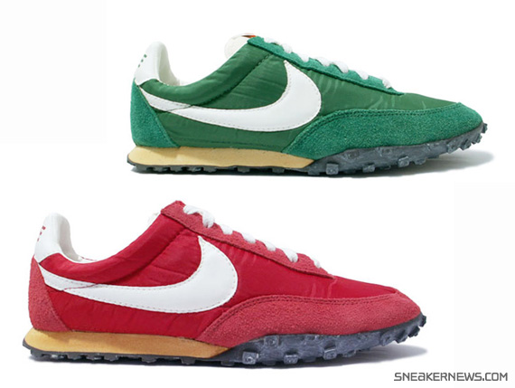 Nike Waffle Racer Vintage - Red + Green