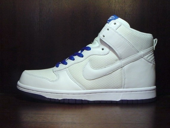 Nike Dunk High Premium - White - Blue