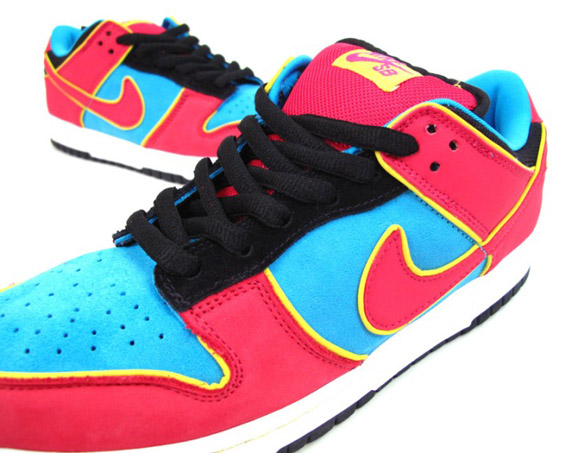 Nike SB Dunk Low – Ms. Pacman – Pink – Aqua – Yellow