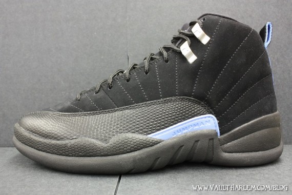 Air Jordan XII (12) ‘Nubuck’ – Black – University Blue