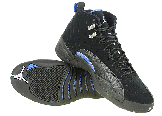 Air Jordan XII Retro - 'Nubuck' - Black - University Blue - Release Reminder