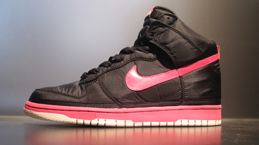 Nike Dunk High Nylon Premium – Black – Pink – White